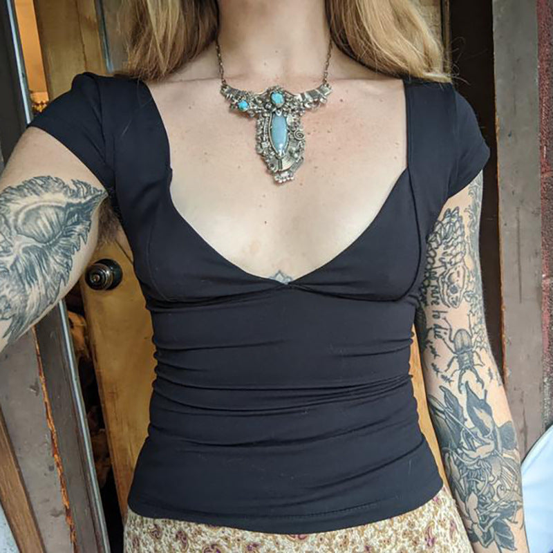 2023 Spring/Summer Women's Casual Short Sleeve Top